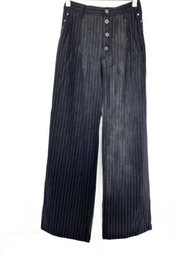 商品画像：ボトム/M/ポリエステル/GRY/ストライプ/WF011023BW 1