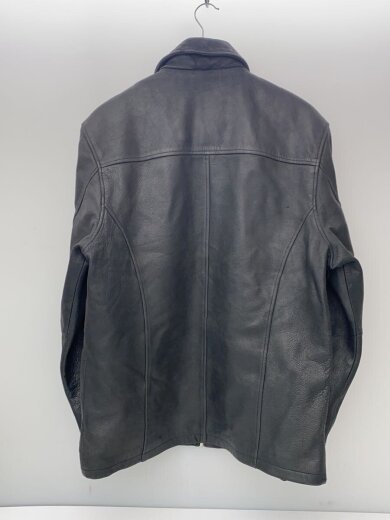 商品画像：レザージャケット・ブルゾン/--/ナイロン/BLK/無地 2