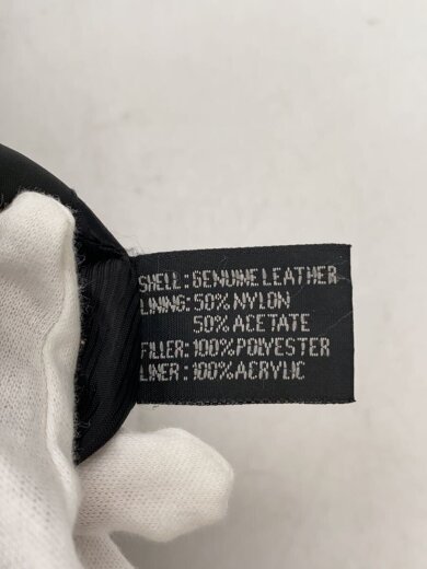 商品画像：レザージャケット・ブルゾン/--/ナイロン/BLK/無地 4