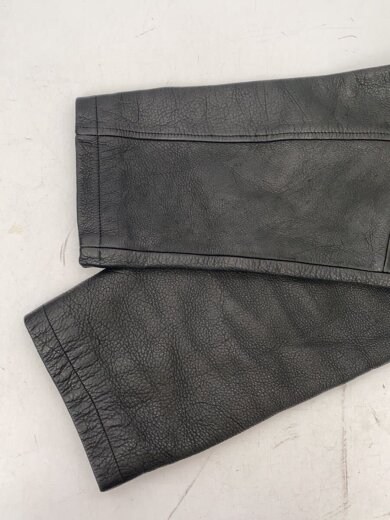 商品画像：レザージャケット・ブルゾン/--/ナイロン/BLK/無地 5