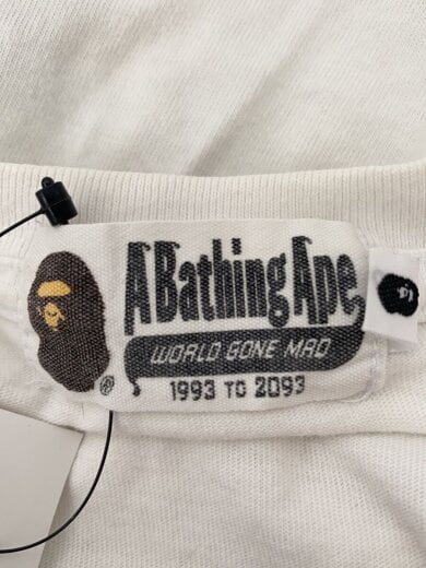 商品画像：ロゴプリント/長袖Tシャツ/M/コットン/WHT/001GDB201001X 3