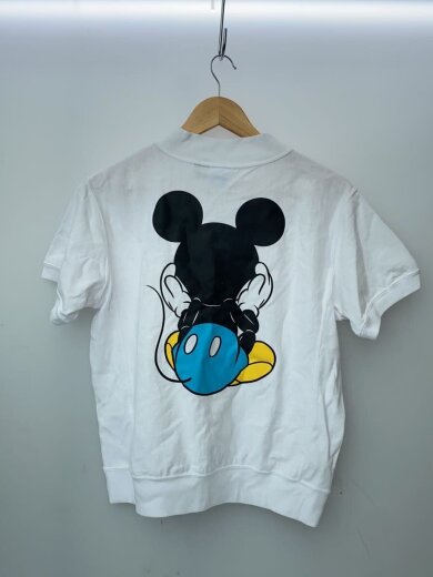 商品画像：モックネックTシャツ/S/コットン/WHT/無地/c8-zg001/リバースウィーブ// 2