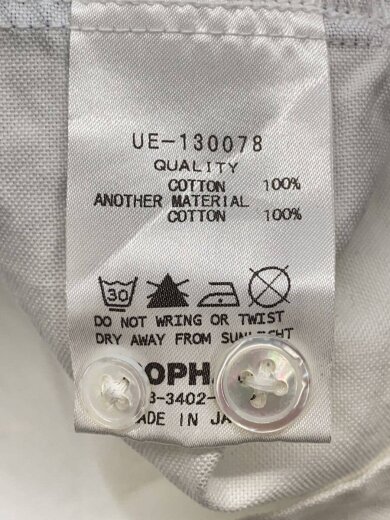 商品画像：半袖シャツ/--/コットン/WHT/UE-130078// 3