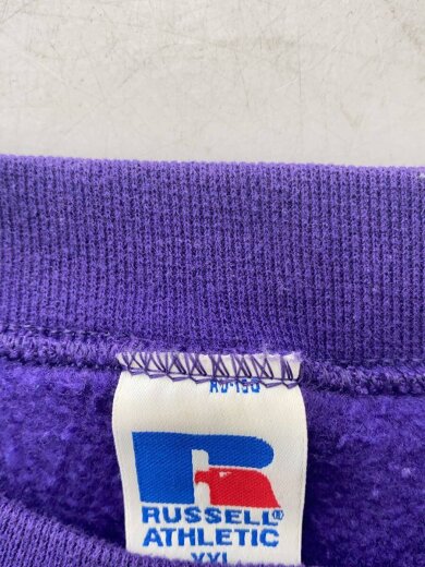商品画像：90s/USA製/3段プリント/裏起毛スウェット/XL/コットン/PUP/無地// 3