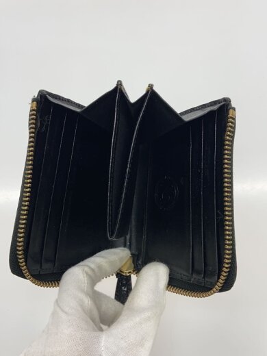 商品画像：2つ折り財布/レザー/BLK/メンズ// 4