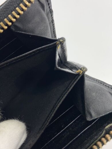 商品画像：2つ折り財布/レザー/BLK/メンズ// 5