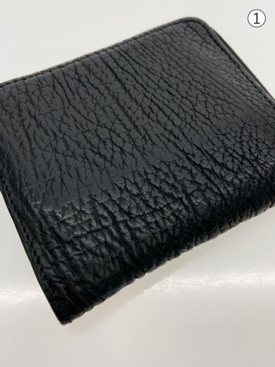 商品画像：2つ折り財布/レザー/BLK/メンズ// 6