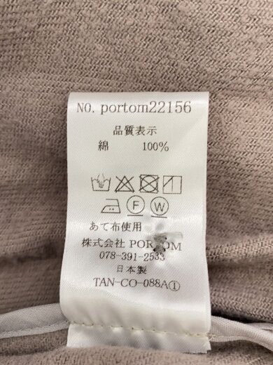 商品画像：コート/--/コットン/GRY/portom22156// 5