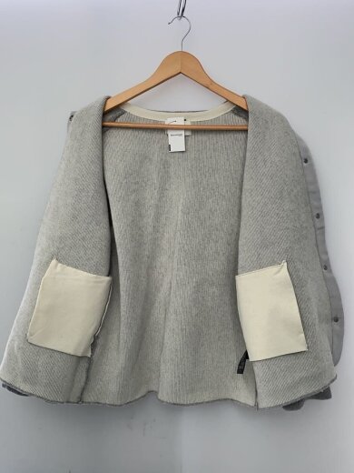 商品画像：ニットコート/24AW/36/ポリエステル/GRY/316-25-0371/フォックス混// 3