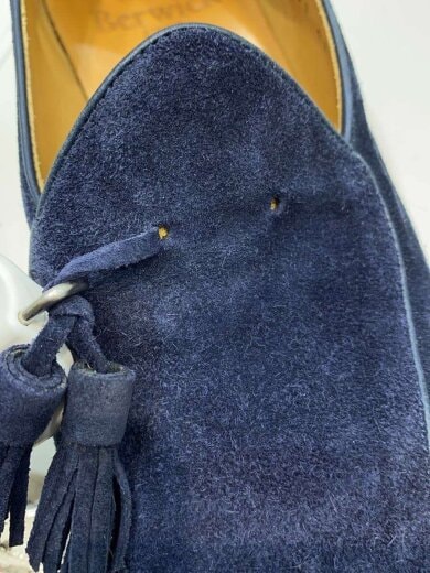 商品画像：左タッセル破損/タッセルローファー/41/NVY/スウェード/120848-4951// 6