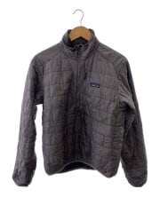 キルティングジャケット/S/ポリエステル/GRY/84020