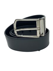 サンチュール・スレンダー35MMリバーシブル_ダミエ・アンフィニ_BLK/レザー/BLK/無地/メンズ