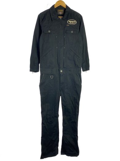 商品画像：オールインワン/S/コットン/BLK/無地 1