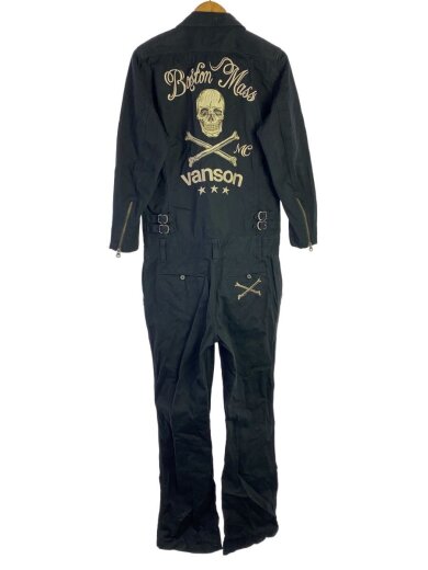 商品画像：オールインワン/S/コットン/BLK/無地 2