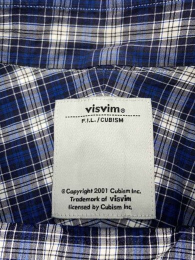 商品画像：長袖シャツ/S/コットン/NVY/チェック 3