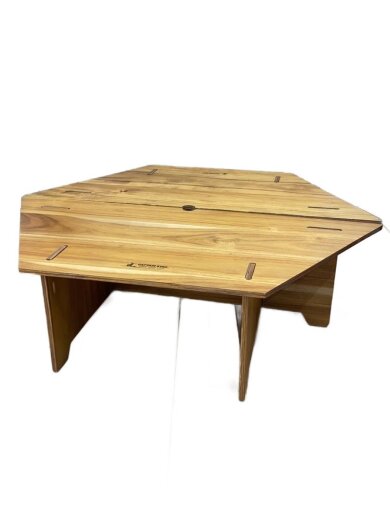 商品画像：UP-1040 テーブル CSクラシックス ヘキサセンターテーブル 96 UP-1040/BRW 1