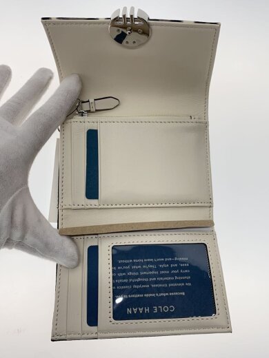 商品画像：3つ折り財布/フェイクレザー/BLK/レオパード/レディース 3