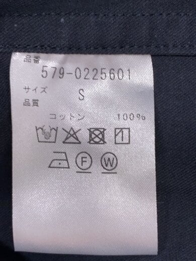 商品画像：ジャケット/S/コットン/BLK/579-0225601 4