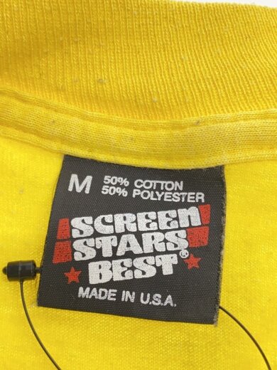 商品画像：80s/usa製/シングルステッチ/Tシャツ/M/コットン/YLW/プリント 3