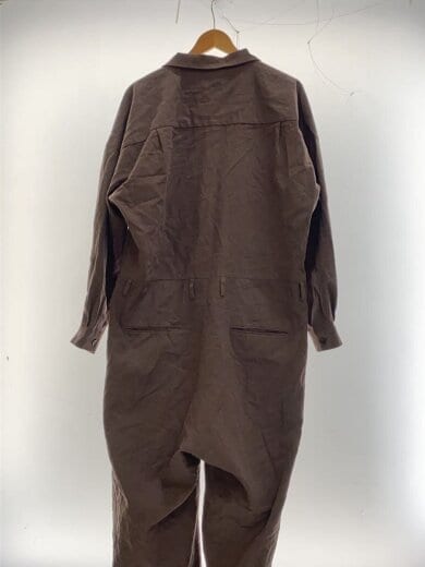 商品画像：オーバーオール/L/リネン/BRW/無地/CW0111// 2
