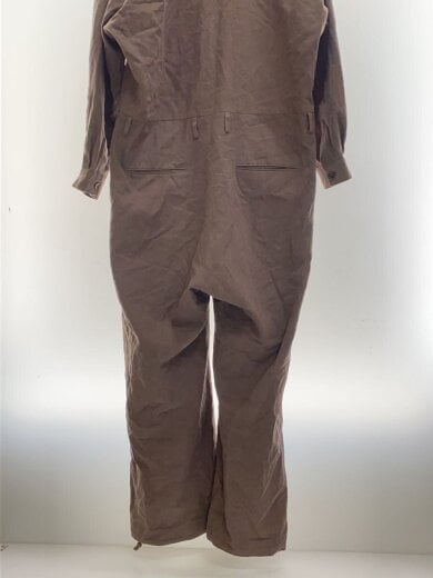 商品画像：オーバーオール/L/リネン/BRW/無地/CW0111// 3