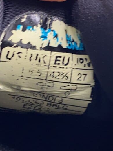 商品画像：ローカットスニーカー/27cm/BLK/1019269BBLC/内側破れ有 5