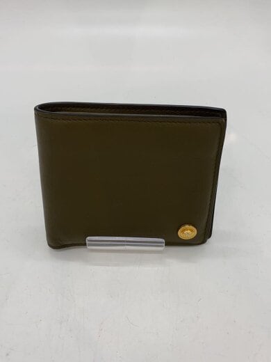 商品画像：2つ折り財布/レザー/KHK/無地/メンズ/メデューサ// 1