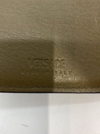 商品画像：2つ折り財布/レザー/KHK/無地/メンズ/メデューサ// 3