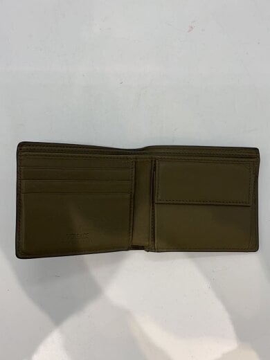 商品画像：2つ折り財布/レザー/KHK/無地/メンズ/メデューサ// 4
