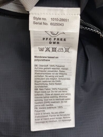 商品画像：マウンテンパーカ/L/ナイロン/BLK/1010-28651 4