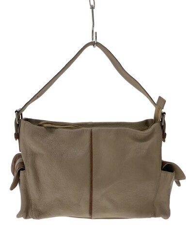 商品画像：GARBO/ハンドバッグ/レザー/BEG/ヨゴレ 1