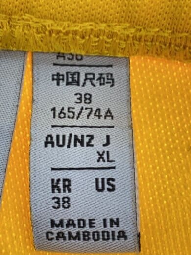 商品画像：トラックパンツ/ボトム/XL/コットン/YLW/270003 5