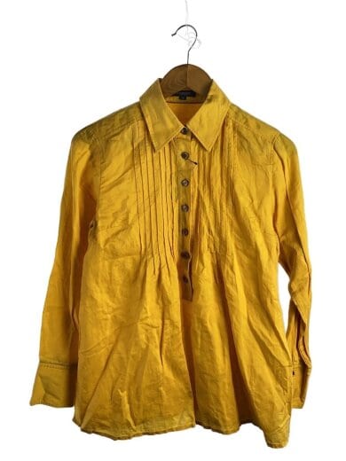 商品画像：長袖シャツ/38/コットン/YLW/FEA56-218-80 1