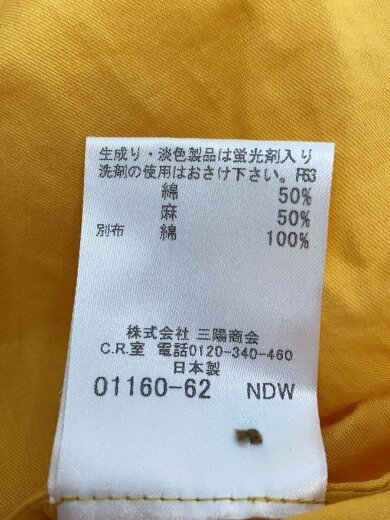 商品画像：長袖シャツ/38/コットン/YLW/FEA56-218-80 5