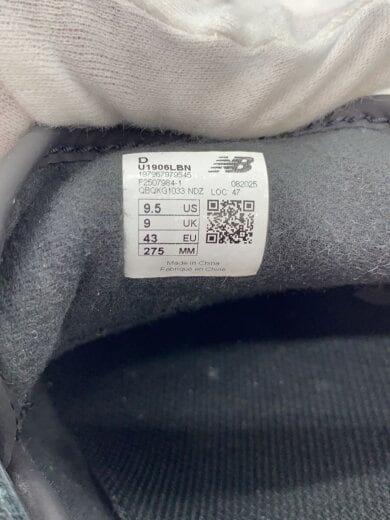 商品画像：U1906/ブラック/27.5cm/BLK 5