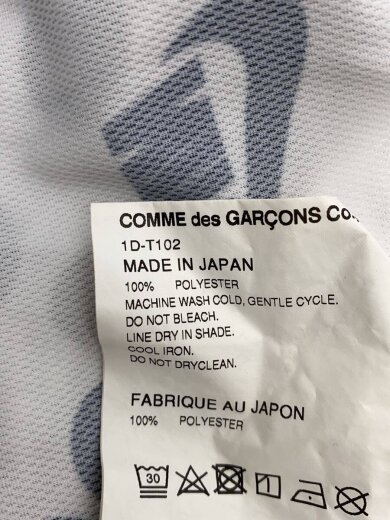 商品画像：長袖Tシャツ/M/ポリエステル/WHT/総柄/1D-T102 4