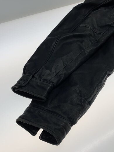 商品画像：レザージャケット・ブルゾン/38/レザー/BLK// 4
