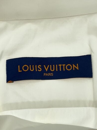 商品画像：半袖シャツ/S/コットン/ホワイト/無地/RM212Q DO8 HLS52W/左胸ロゴ刺繍// 3