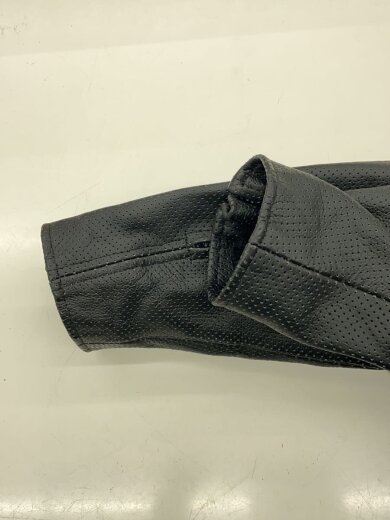 商品画像：レザージャケット・ブルゾン/バイク/レザー/BLK/無地 6