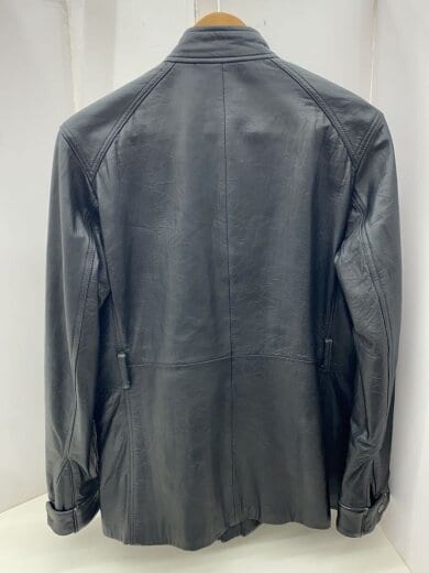 商品画像：90s/オールドユニクロ/レザージャケット・ブルゾン/S/羊革/BLK 2