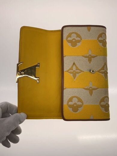 商品画像：ポルト・フォイユ・カプシーヌ_モノグラム・ストライプ/--/YLW/レディース 4