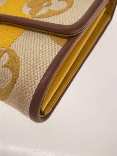 商品画像：ポルト・フォイユ・カプシーヌ_モノグラム・ストライプ/--/YLW/レディース 7