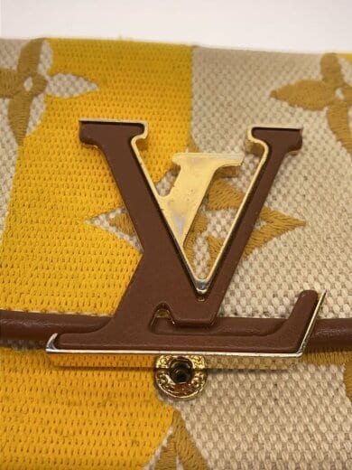 商品画像：ポルト・フォイユ・カプシーヌ_モノグラム・ストライプ/--/YLW/レディース 8