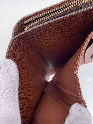 商品画像：コンパクト・ジップ_モノグラム・キャンバス/PVC/BRW/総柄/レディース 6