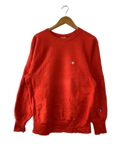 商品画像：刺繍タグ/REVERSE WEAVE/スウェット/L/コットン/RED/USA製// 1