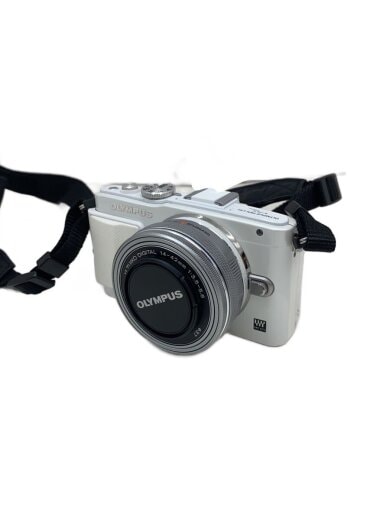 商品画像：デジタル一眼カメラ OLYMPUS PEN Lite E-PL6 EZ ダブルズームキット [ホワイト] 1