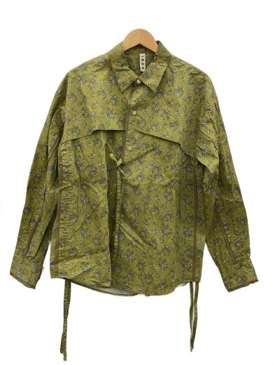 商品画像：長袖シャツ/1/コットン/GRN/花柄/23KO-SS09 1