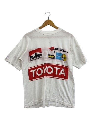 商品画像：ユーロ/Marlboro/TOYOTA/レーシングTシャツ/--/コットン/WHT/シングルステッチ// 1