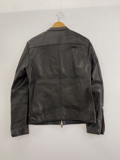 商品画像：ラムレザーライダースジャケット/シングルライダースジャケット/2/羊革/BLK/409552002// 2