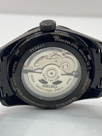 商品画像：自動巻き腕時計/アナログ/ステンレス/BLK/BLK/6R35-00V0 3